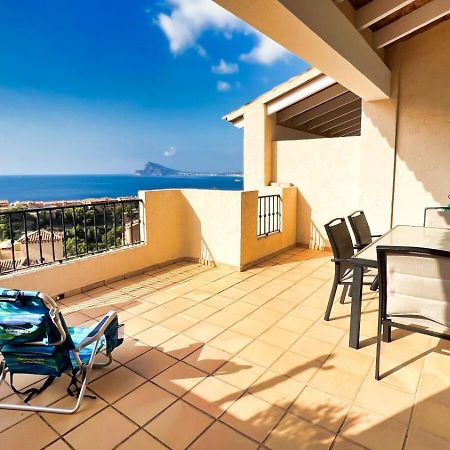Charming Townhouse With Sea Views & Pool In Altea Villa Calpe Kültér fotó